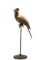 Sergio Bustamante Style Brass Cockatiel Bird Sculpture On Perch