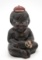 Figurine Black Americana Boy Sitting Down With A Ball