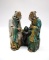 Chinese Pair Of Elders And Mud Figures