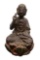 Chinese Hand Made Budda Sitting On A Lotos