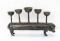 Pig Oil Lamp, Middle Eastern Metal Candelabra