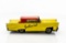 Vintage 1960s Tt Takatoku Toys Tin Friction Yellow Cab, Japan
