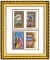 Persian Collectible Poster Cards, Framed