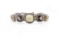 Artisan Sterling Silver Bracelet Quartz, Citrine & Mother Of Pearl