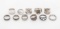 Set Of 11 Sterling Silver Rings Multiple Designs