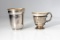 Lenox Cups With Silver Holder, Set Of 2