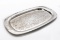 Wm Rogers #733 Antique Tray With Silver Colored Finish