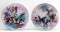 W. L. George, Two Collectible Plates By Lena Liu
