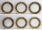 Jean Pouyat Limoges Plates, 6 Pieces