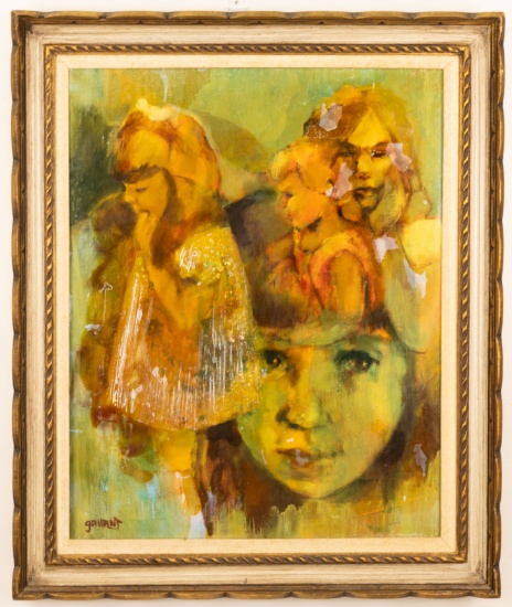 Gigi Gallant, Painting On Canvas, Signed