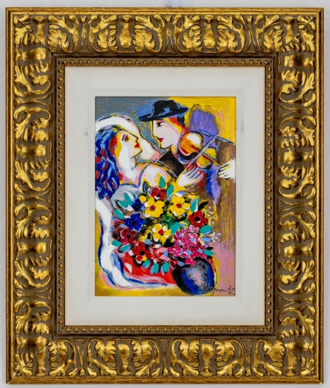 Zamy Steynovitz, Oil On Canvas Painting, Signed