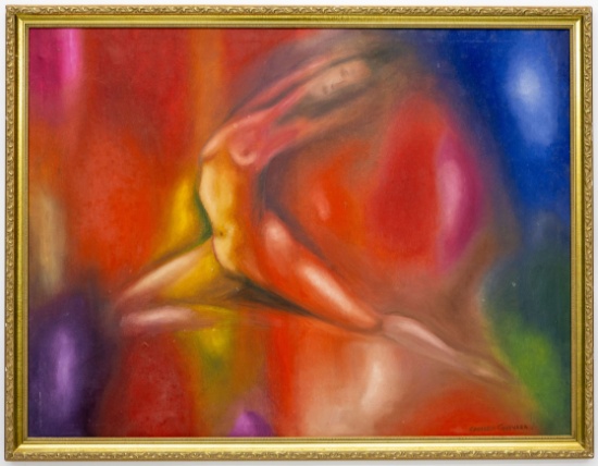 Carmen Guevara, Acrylic On Canvas Painting