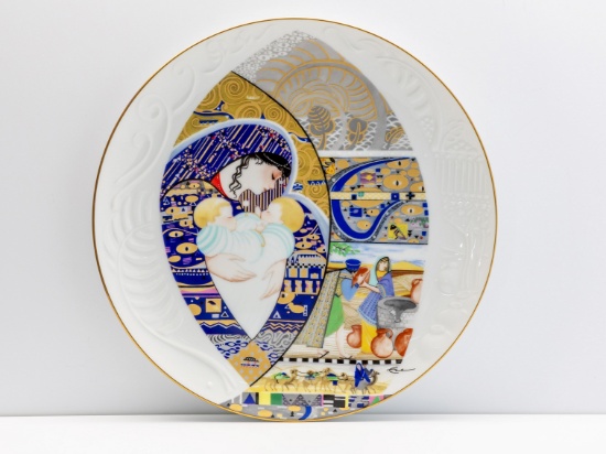 Edwin M. Knowles Collectors Plate "rebekah, Jacob And Esau"