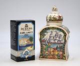 Vintage 1980s Sadler English Bone China Tea Caddy -tea Clipper