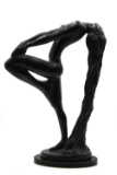 Black-patinated Plaster Sculpture By Klara Sever For Austing Productions 