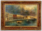 F. Tailroy, Oil On Canvas Painting, Seascape