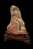 Big Stone Tiger Eyes Sculpture