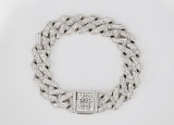 Sterling Silver Chain Bracelet 58.3g