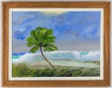 Todd Martin, Florida Artist Landscape Painting, Oil On Board