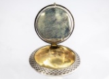 Antique Sterling Silver Round Case, 22g