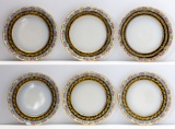 Jean Pouyat Limoges Plates, 6 Pieces