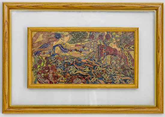 Unknown Artist, Oil on Board Painting, Harmony of Chaos