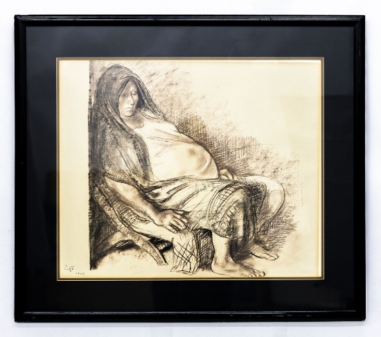 Francisco Zuniga (1912-1998) Offset Lithograph on Paper