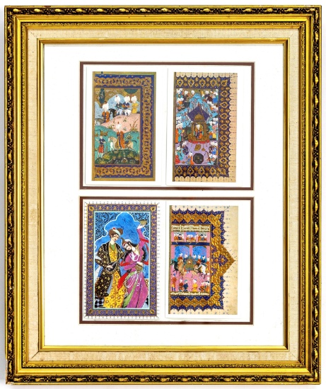 Persian Collectible Poster Cards, Framed