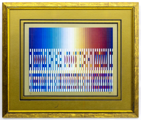 Yaacov Agam (Israeli, b.1928) Color Serigraph Ltd. 24/61