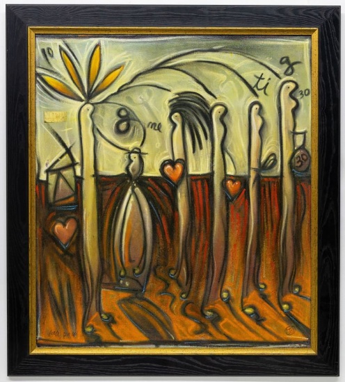 Todd Greene Oil on Canvas Painting "The Paw Paw Series"