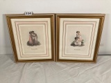 Antique Pair of Engravings