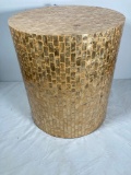 Modern Gold Shell Inlaid Stand