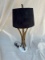 Mid Century Modern Bamboo Lamp With Shade