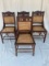 4 Victorian Eastlake Chairs