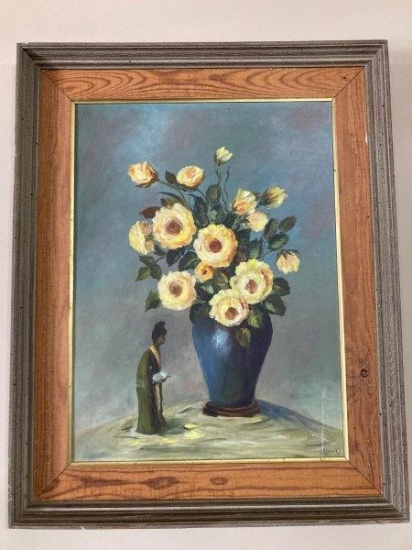 Oil On Canvas Still Life By Gail Moore '58