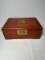 Vintage Chinese Jewelry Box With Brass Hardware
