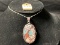 German Sterling Silver With Turquoise Pendant
