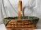 Large Vintage Longaberger Basket With Original Liner SIGNED AND DATED 1998