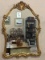 Decorative Gold Guilt Mirror With Shell Motif
