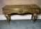 Vintage Gold Gilt Bench
