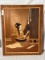 Marquetry Wall Panel Women With Harp