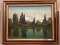 Oil On Canvas Landscape Painting Signed Cannon