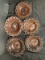 Vintage Anchor Hocking Pink Old Colony Open Lace Serving Bowls