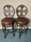 Pair of Modern Swivel Bar Stools