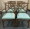 Six Mid Century Modern Rattan Chairs