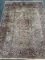 Room Sized Hand Knotted Rug with Ivory Fill