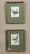 Pair of Vintage Bird Watercolors Signed