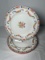 Set of Four Minton Floral Cabinet Plates