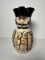 Hungarian Folk Art Figural Clay Pottery Miska Jug