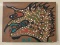 Outsider Art Oil On Canvas ARTIST SIGNED Bloc